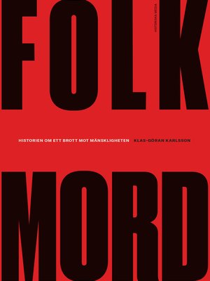 cover image of Folkmord